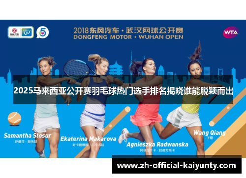 2025马来西亚公开赛羽毛球热门选手排名揭晓谁能脱颖而出