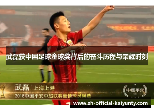 武磊获中国足球金球奖背后的奋斗历程与荣耀时刻